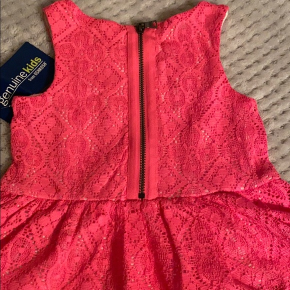 Genuine kids from Oshkosh hot pink peplum top - Picture 4 of 4